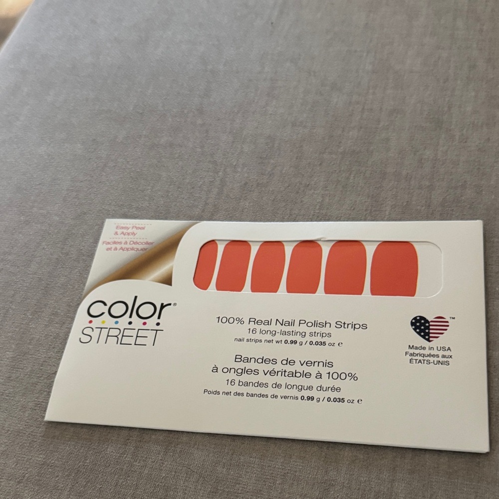 Color Street Nail Strips - Vibrant Orange Wild Instinct